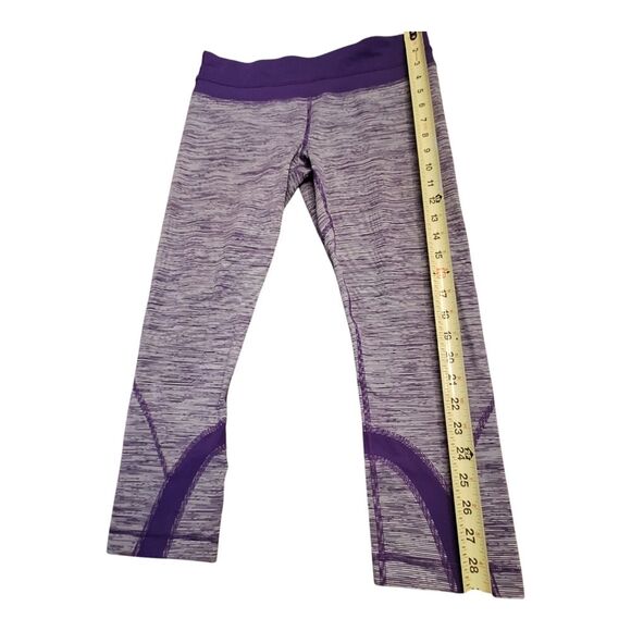 LULULEMON Run: Inspire Crop II All Luxtreme Wee Are From Space Bruised Berry 8 - Picture 8 of 14